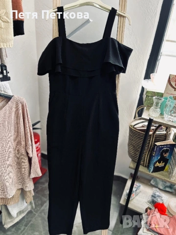 Дамски гащеризон TOM TAILOR в черен цвят - размер 36