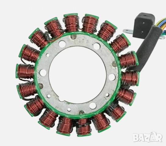 НОВ СТАТОР намотки звезда Yamaha Wolverine Bruin 350 Grizzly Rhino 660, снимка 4 - Части - 52069568