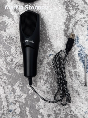 Стрийминг микрофон Trust GXT 232 Mantis (USB) – Пълен комплект, снимка 5 - Микрофони - 55989257