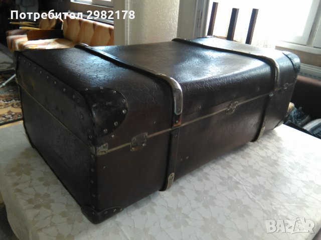 Старинен куфар, снимка 6 - Куфари - 34348998