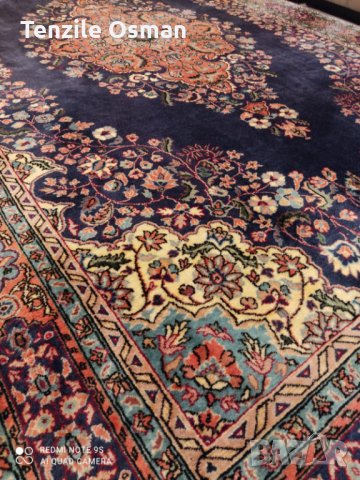 Над 50 годишен ръчно вързан  Персийски килим, снимка 11 - Колекции - 31142902