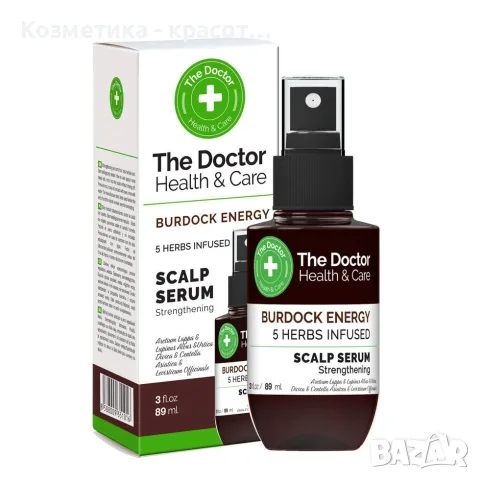 The Doctor Тонизиращ серум с репей + 4 билки, 89 мл