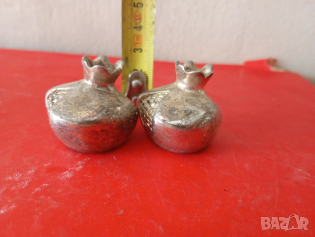 Две посребрени декорации, снимка 2 - Други ценни предмети - 54243123