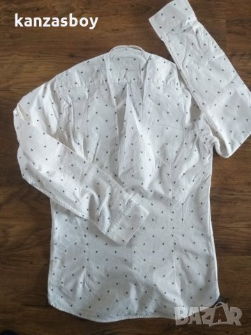 ted baker london Chimsky Printed Monkey Regular Fit - страхотна мъжка риза, снимка 8 - Ризи - 31720578