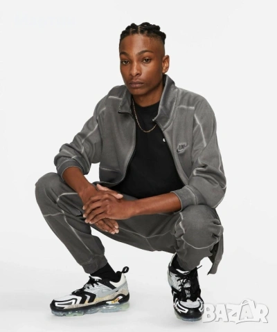 Мъжки комплект Nike Sportswear Washed Revival Move To Zero - размер S, снимка 3 - Спортни дрехи, екипи - 54076513