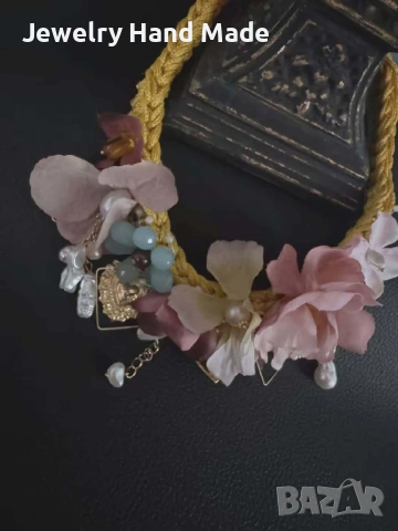 Нежно колие "Пролет", снимка 2 - Колиета, медальони, синджири - 54317784