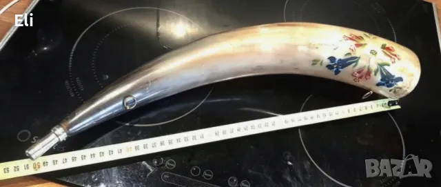 Ловен рог, снимка 4 - Антикварни и старинни предмети - 50368551