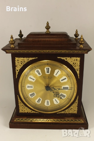 1980's WEIMAR Quartz GDR Немски Настолен Часовник