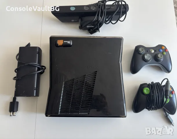 (Хакнат) Xbox 360 Slim 250GB + Kinect Камера