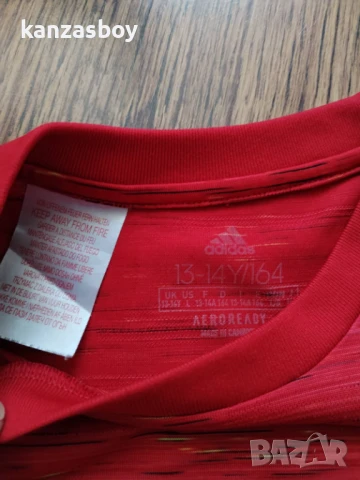 adidas manchester united - юношеска футболна тениска 13-14год.164см., снимка 6 - Детски тениски и потници - 51097606