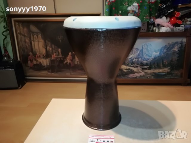 МЕТАЛИКОВА ТАРАМБУКА-В КАФЯВО ГОЛЯМА ОТ СИРИЯ 0807222026, снимка 5 - Ударни инструменти - 37331366