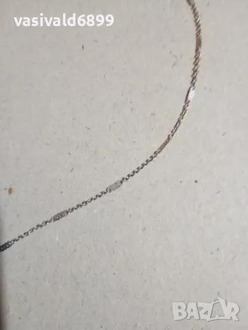 Сребърно синджирче , снимка 3 - Колиета, медальони, синджири - 48253488