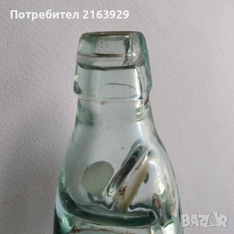 Рядка стара бутилка от лимонада с топче / шише с топче от царско време, снимка 7 - Колекции - 50604186