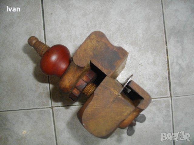 Старинно/Антикварно Профилно Голямо Ръчно Дърводелско Ренде-ОТЛИЧНО Съст-Регулация/Дървени Винтове , снимка 10 - Други инструменти - 39342093