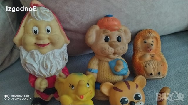 Лот гумени играчки от соца , снимка 3 - Колекции - 37804490