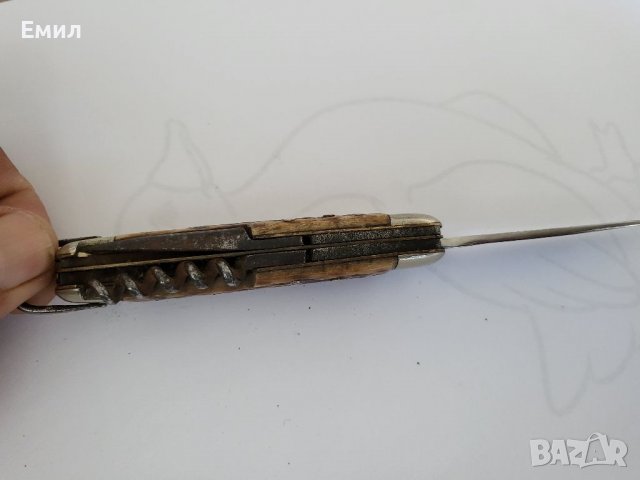 Антикварен джобен нож Solingen , снимка 6 - Колекции - 38264740