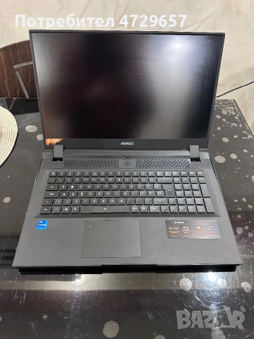 Продавам геймърски лаптоп AORUS 17G KD – i7 / RTX 3060 / 16GB RAM, снимка 2 - Лаптопи за игри - 53376205