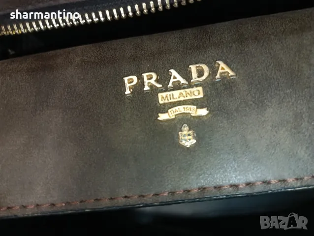 PRADA MILANO 1913 ОРИГИНАЛ кожена чанта - 665 лв, снимка 6 - Чанти - 50239617
