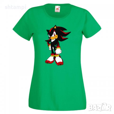 Дамска тениска Sonic Shadow Игра,Изненада,Подарък,Празник,Повод 