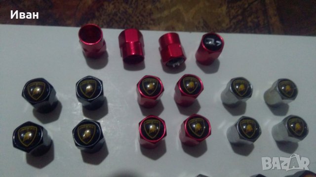 Качественни капачки за вентили винтили с емблеми Ауди Audi TT A3 A4 A6 Q3 Q7 Ferrari Lamborgini, снимка 3 - Аксесоари и консумативи - 29813812