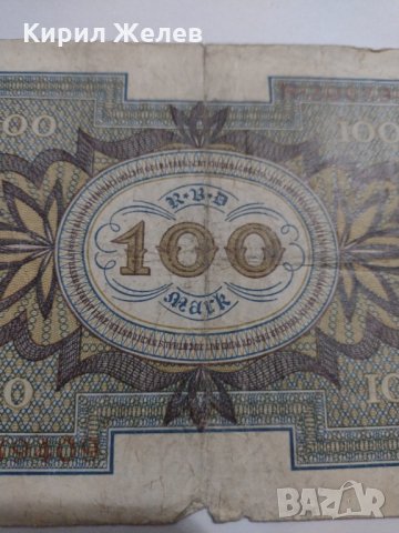 Райх банкнота - Германия - 100 марки / 1920 година - 17960, снимка 11 - Нумизматика и бонистика - 31034800