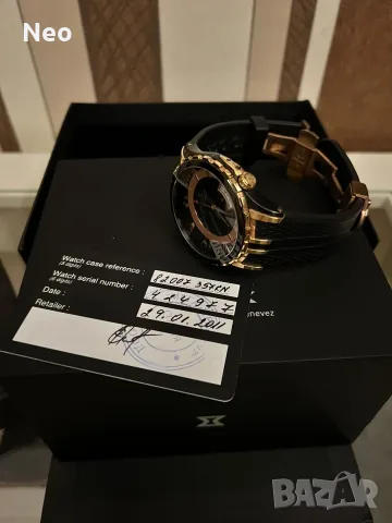 Edox Grand Ocean Decentrique Date Automatic FULL SET!, снимка 3 - Мъжки - 56434669