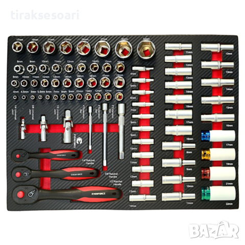 Професионален шкаф с инструменти EVERFORCE , Maxi-Line, снимка 2 - Куфари с инструменти - 44559140