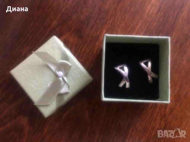 Сребърни обеци