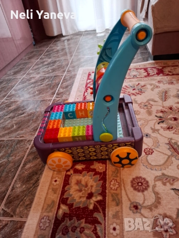 Сhipolino ,Количка за прохождане и игра с кубчета, снимка 4 - Коли, камиони, мотори, писти - 51986038