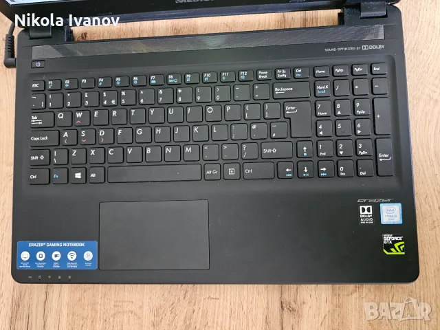 Лаптоп Medion Erazer P6661 15.6 (intel i5-6200U 2.80Ghz / GTX 950M 4GB / 8GB RAM / 480GB SSD / FHD), снимка 3 - Лаптопи за дома - 55752876
