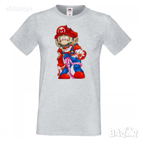 Мъжка тениска Mario Zombie 6 Игра,Изненада,Подарък,Празник,Повод, снимка 11 - Тениски - 37238142