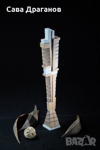 Скулптура "Планинска поза", снимка 3 - Статуетки - 39800118