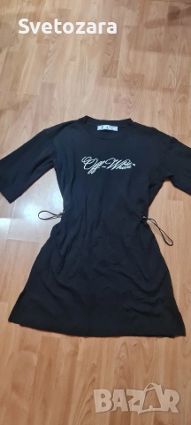 Off White спортна рокля , снимка 10 - Рокли - 54052258