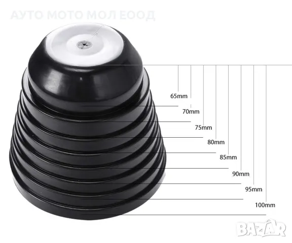 Универсална Гумена предпазна капачка за Фар 65мм-100мм.