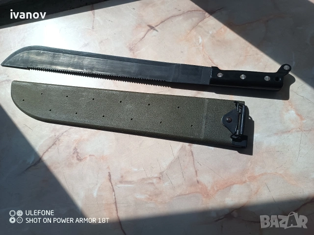 Мачете с кания, снимка 3 - Ножове - 54164076