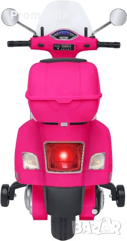 Детски акумулаторен мотор Globo Vespa GTS Super Sport GLO1805 Pink 12V Веспа с багажник Детски скуте, снимка 4 - Детски велосипеди, триколки и коли - 44416832