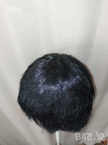 Къса Черна перука за парти , снимка 3 - Аксесоари за коса - 42778975