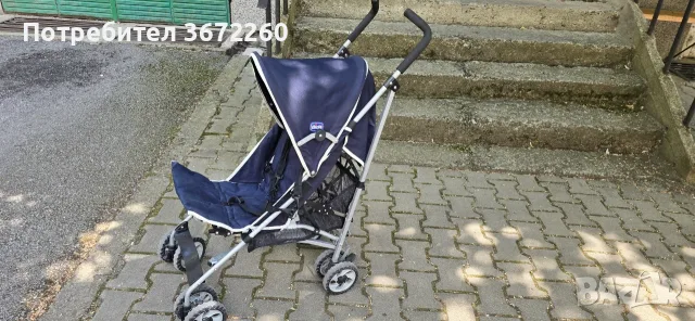 Лятна сгъваема детска количка Chicco, снимка 3 - Детски колички - 56436692