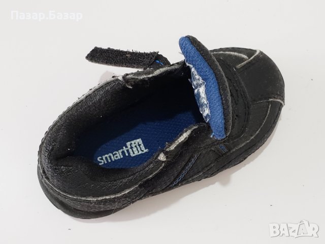Smartfit Детски Бебешки Кожени Маратонки Изкуствена Кожа Велкро 21-22 13.5см, снимка 5 - Детски маратонки - 42651388
