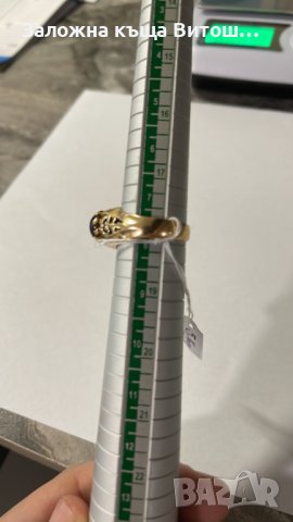 Златен пръстен с камък 14к / 5.16 гр., снимка 6 - Пръстени - 42853891