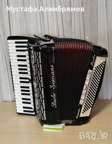 Paolo Soprani Super paolo 120 баса, снимка 12 - Акордеони - 55920906