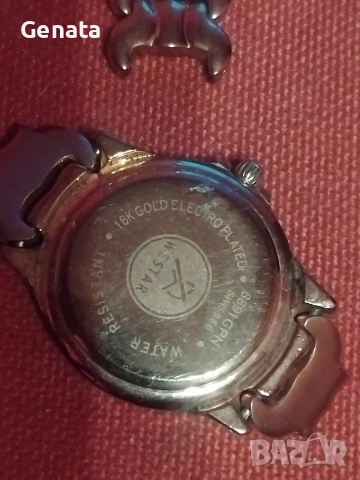 Швейцарски позлатен часовник, снимка 3 - Дамски - 53113054