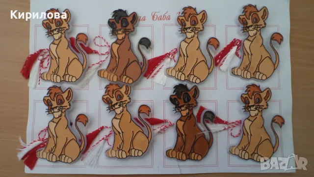 Мартеници-ръчно рисувани герои 0,45 ст , снимка 10 - Други - 9196064