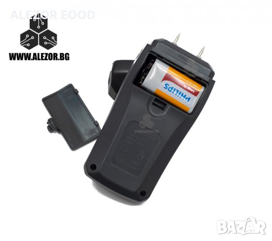 Влагомер За Дървесина, 0 - 99%, Захранване 1 Х 9V, LCD Дисплей, 20200016, снимка 3 - Измервателни инструменти - 30007494