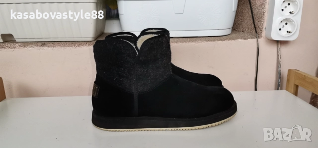 Боти Esprit 38 н. Естествен велур 