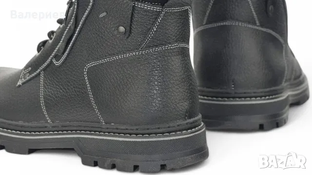 Мъжки ежедневни боти - черни - Кавалер, снимка 2 - Ежедневни обувки - 48994539