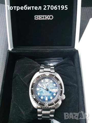 SEIKO PROSPEX – “Save The Ocean” King Turtle Manta Ray Watch SRPE39K1

, снимка 2 - Мъжки - 51014464
