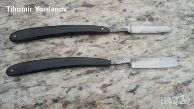 Стари немски бръсначи Solingen., снимка 9 - Антикварни и старинни предмети - 49469319