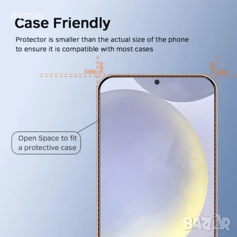 GLASS-M (2+2) протектор за екран+протектор за камера за Samsung Galaxy S24+/S24 Plus, снимка 8 - Фолия, протектори - 50032459