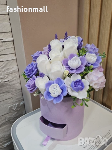 Сапунени букети , снимка 2 - Декорация за дома - 54313662